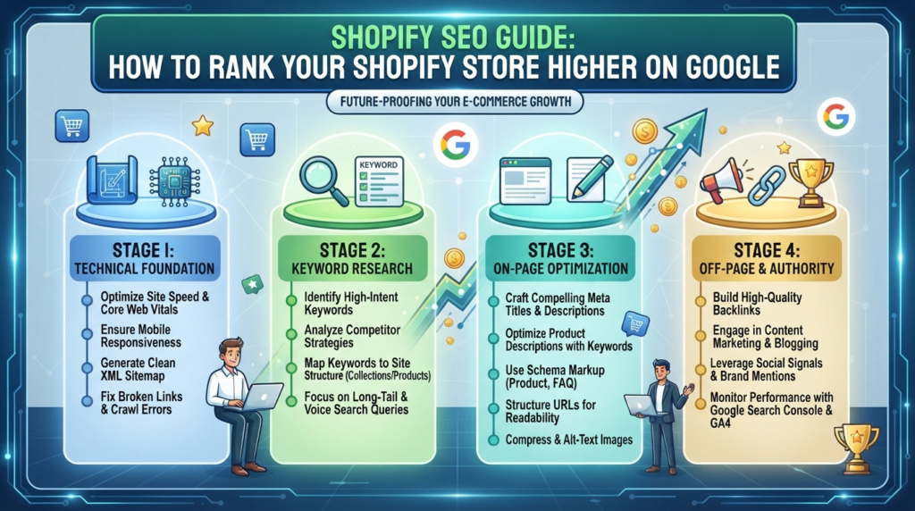 Shopify SEO Guide: How to Rank Your Shopify Store Higher on Google in 2026